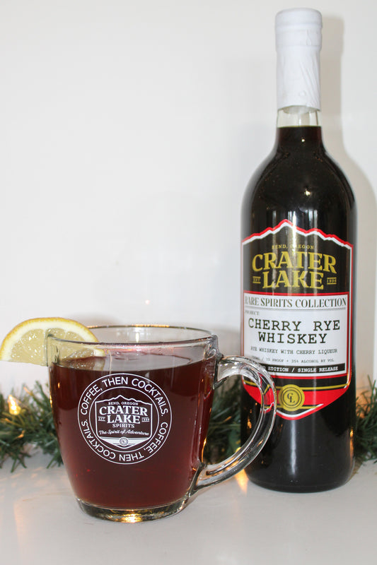 Cherry Rye Hot Toddy Whiskey Cocktail