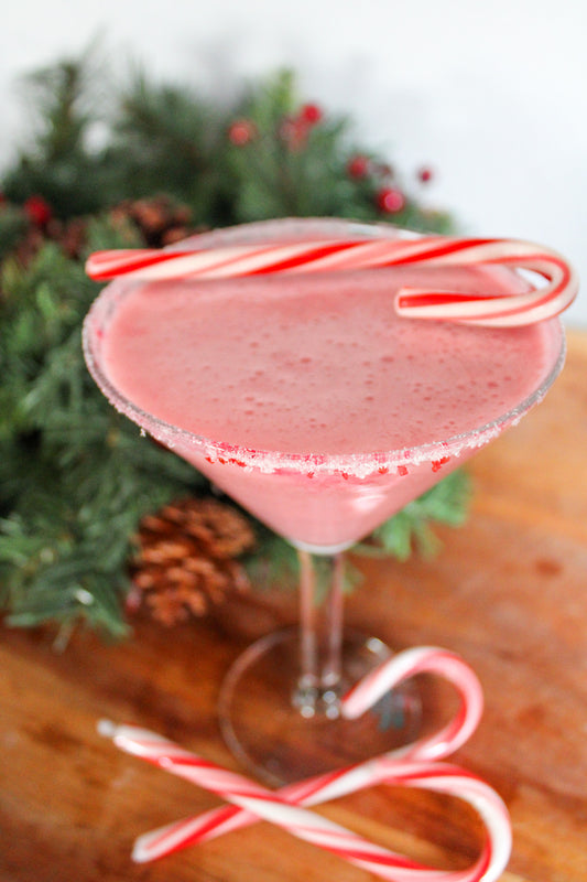 Merry Mintini Vodka Cocktail